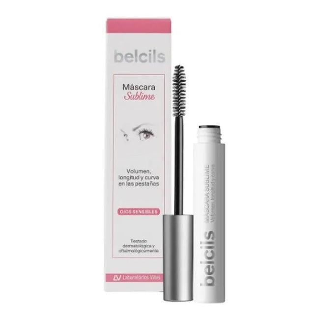 Belcils Mascara Sublime Extra Volume Black Unisex, 8 ml