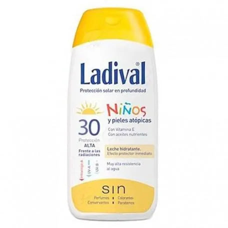 Ladival Protector Solar Para Niños Fps30 Leche 200 ml Ladival