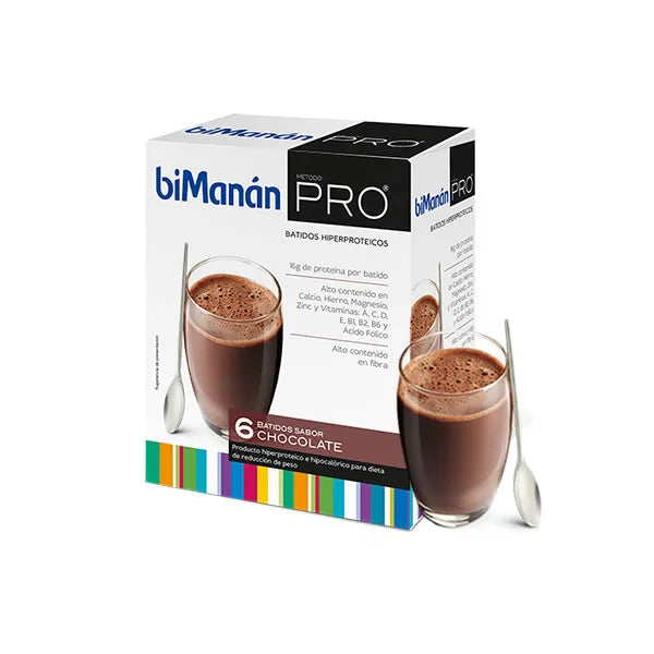 Bimanán Bimanan Pro Chocolate Shake, 6 Units
