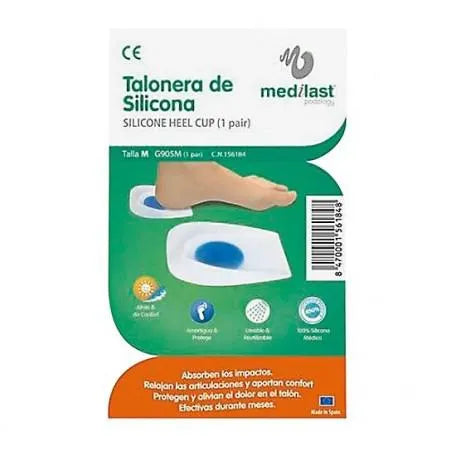 Talonera De Sillicona Medilast Grande, 2 Units