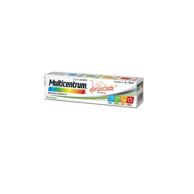 Multicentrum Effervescent Orange Flavor, 20 tablets