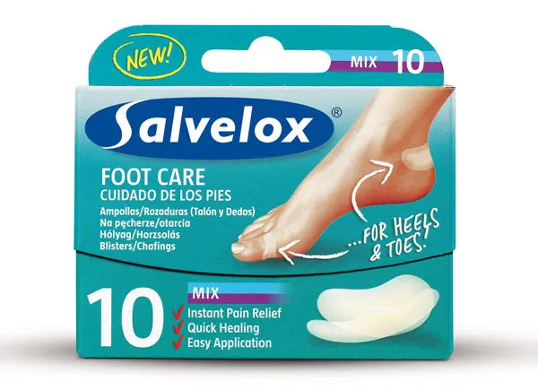 Salvelox Salvequick Foot Care Mix Blisters, 10 Units