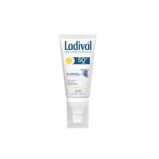 Ladival Piel Sensible Spf 50 – Gel Facial, 50 ml