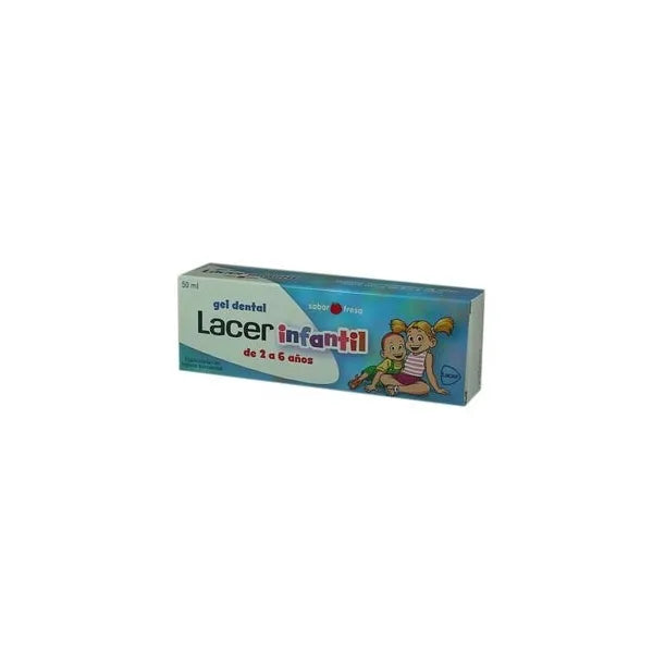Lacer Infantil Dental – Gel Strawberry, 50 ml