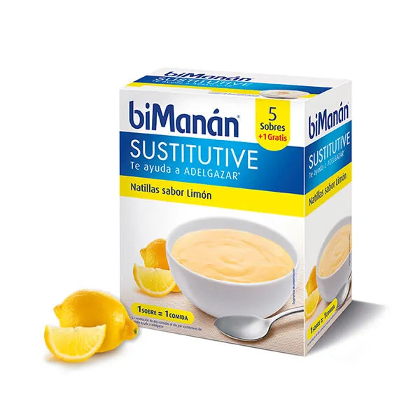 Bimanán Sustitutive Lemon Custard, 5 Units