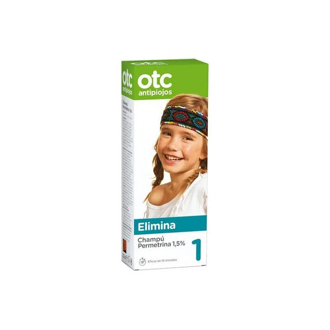 OTC Antipiojos Eliminates Permethrin – Shampoo 1,5, 125 ml