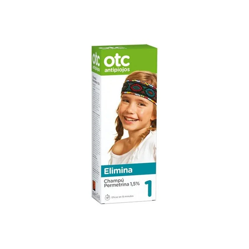 OTC Antipiojos Eliminates Permethrin – Shampoo 1,5, 125 ml