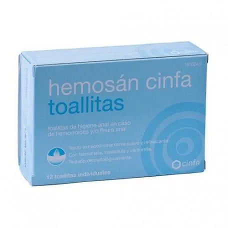 Cinfa We Have Individual Hemorrhoid Wipes, 12 Units