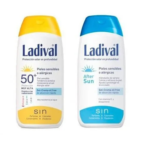 Ladival Duplo Protector Solar Allerg 50 ml Aftersun 200 ml Ladival