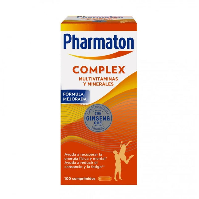 Pharmaton Complex Multivitamins and Minerals with Ginseng G115, 100 capsules