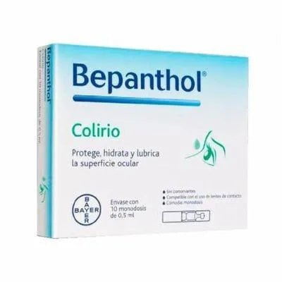 Bepanthol® Sterile Eye Drops 10 Single Doses X, 0,5 ml
