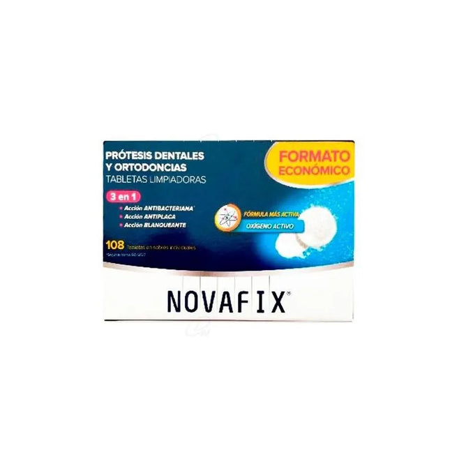 URGO Novafix 3 In 1 Antibacterial Tablets 108uts