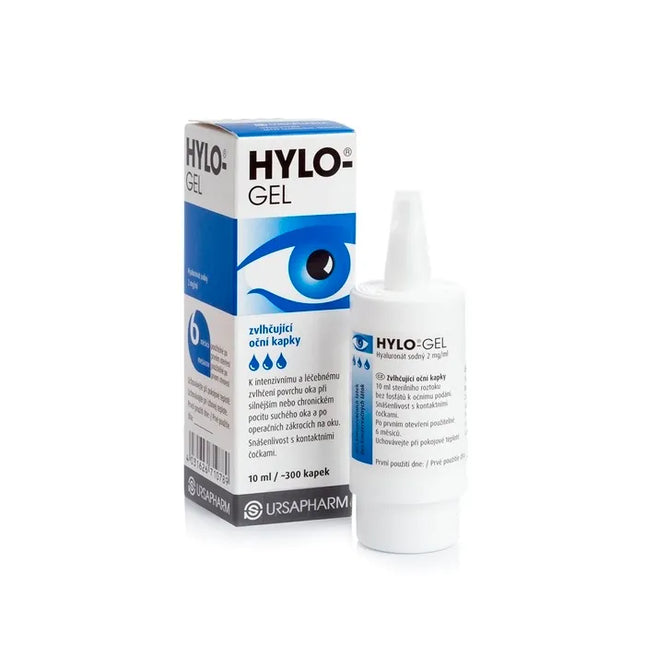 Brill Pharma Hylo – Gel Lubricant Eye Drops, 10 ml