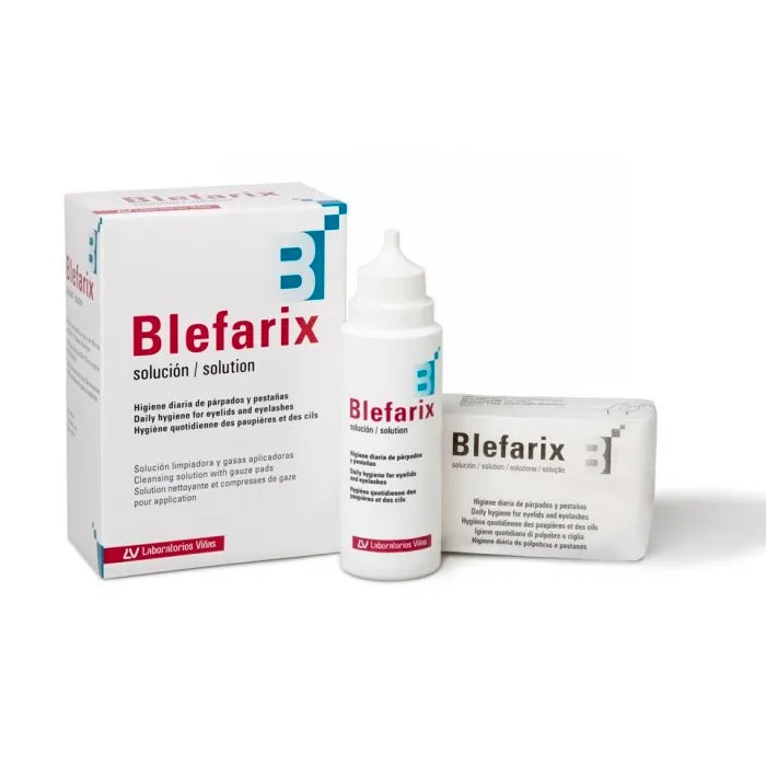 Laboratorio VIÑAS Blefarix Solution 100 ml + 100 Gauze Pads