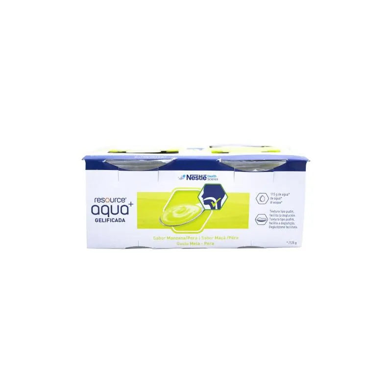 Meritene Nestlé Resource Agua – Gelificada Manzana-Pera 4uts