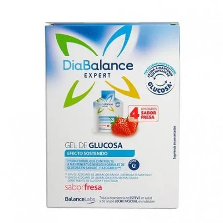 Diabalance Expert Glucose – Gel Sustained Effect Strawberry 4 Sachets