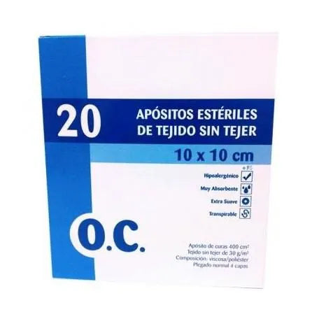 O.C Sterile Compress Non-Woven Fabric 20cmx20cm 20uts