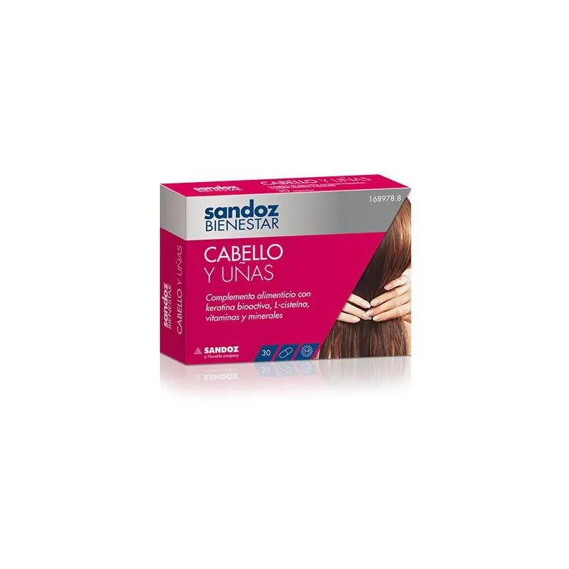 Sandoz Hair and Nails, 30 capsules