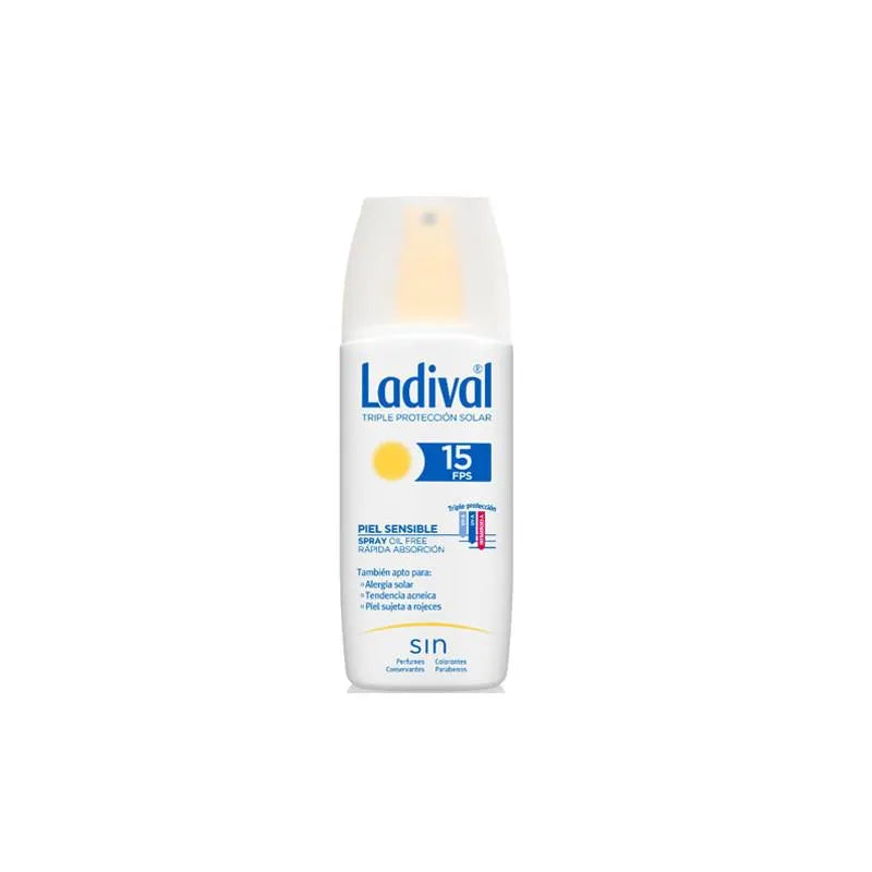 Ladival Piel Sensible Alérgica Spf15 – Gel Spray, 150 ml