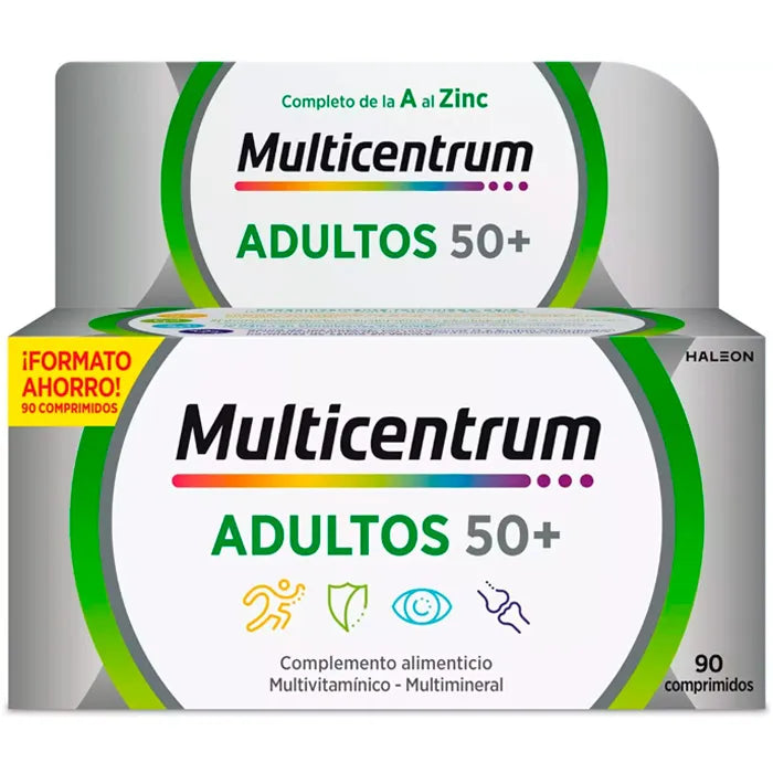 Multicentrum Adults 50+, 90 tablets
