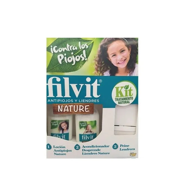 Filvit Nature Anti Lice – Lotion 125 ml Unisex, Set 2 Pieces