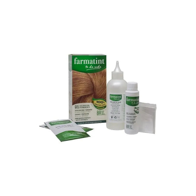 Farmatint 8r Rubio Claro Cobrizo Unisex, 135 ml