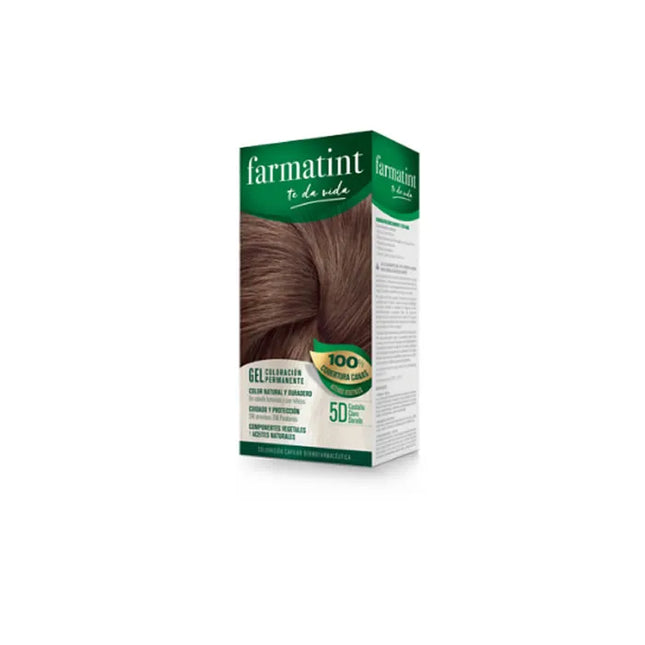 Farmatint Permanent Color – Gel 5D Light Golden Brown Unisex, 150 ml
