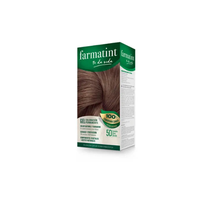 Farmatint Permanent Color – Gel 5D Light Golden Brown Unisex, 150 ml