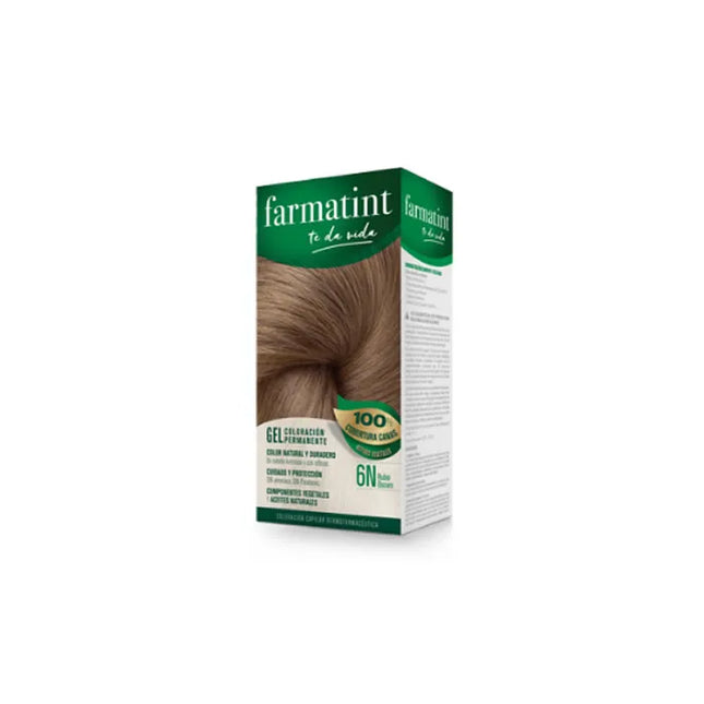 Farmatint Permanent Color – Gel 6N Dark Blonde Unisex, 150 ml