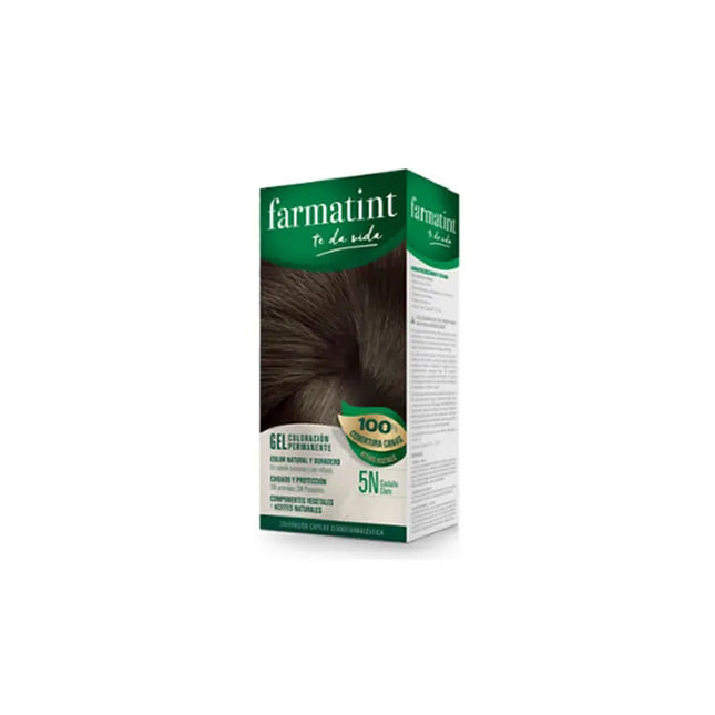 Farmatint Permanent Color – Gel 5N Light Brown Unisex, 150 ml