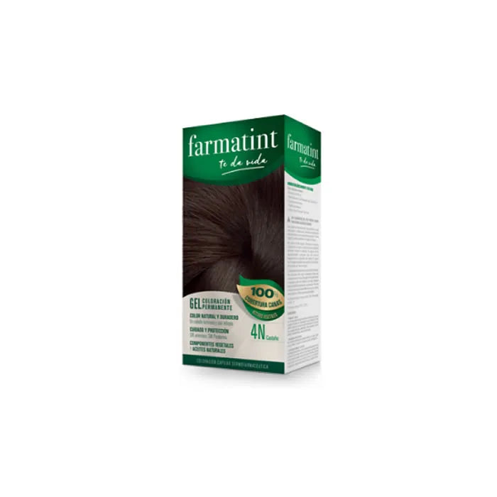 Farmatint Permanent Color – Gel 4N Brown Unisex, 135 ml