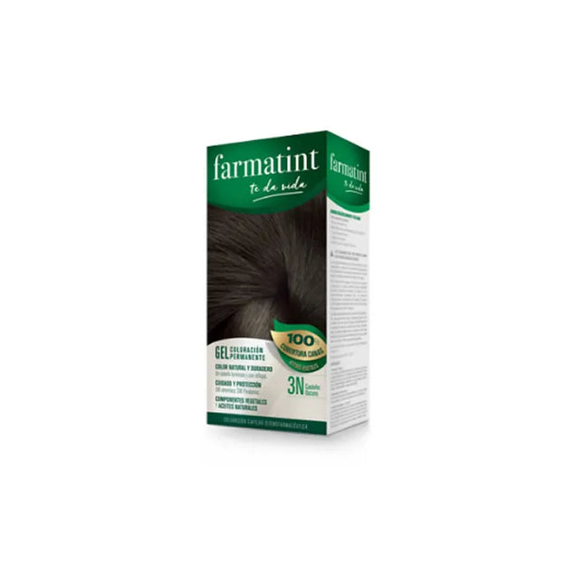 Farmatint Permanent Color – Gel 3N Dark Brown Unisex, 150 ml