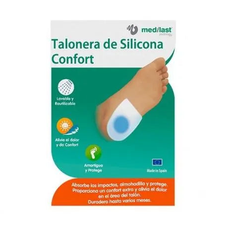 Talonera Gel Medilast Talla Mediana, 2 Units
