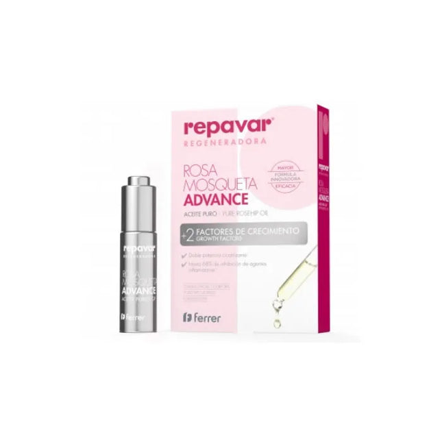 Repavar Regenerate Pure Rosehip Oil Unisex, 15 ml