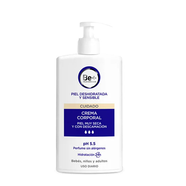 BE+ Dehydrated and Sensitive Skin Body – Cream, 400 ml