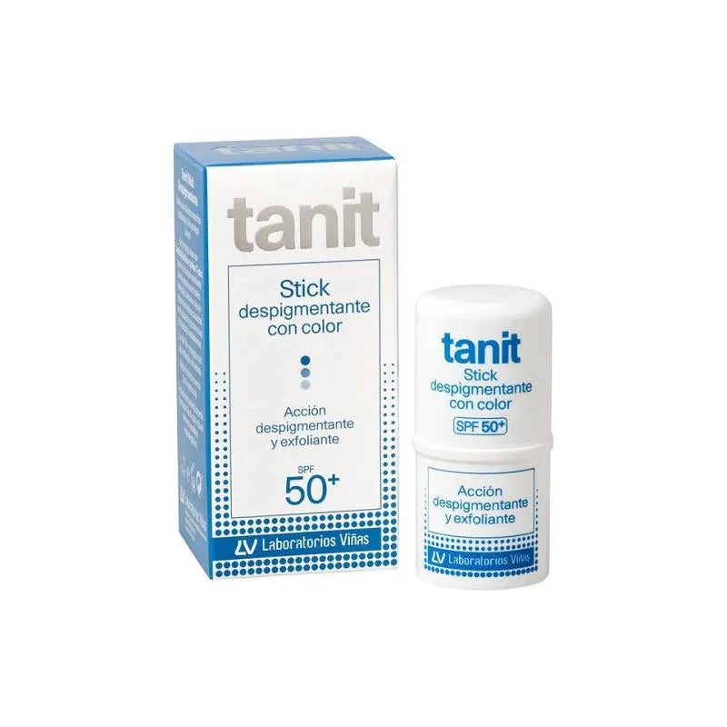 Laboratorios VIÑAS Tanit Stick Depigmenter With Colour Spf50 Unisex, 4 g