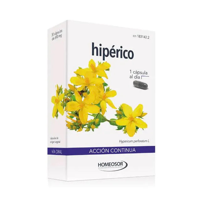 Homeosor Hypericum Continuous Action, 30 capsules