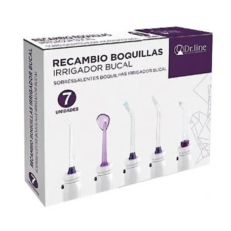 DR. LINE Dr Line Recambios De Boquillas De Irrigador Bucal 7 Units Clarben