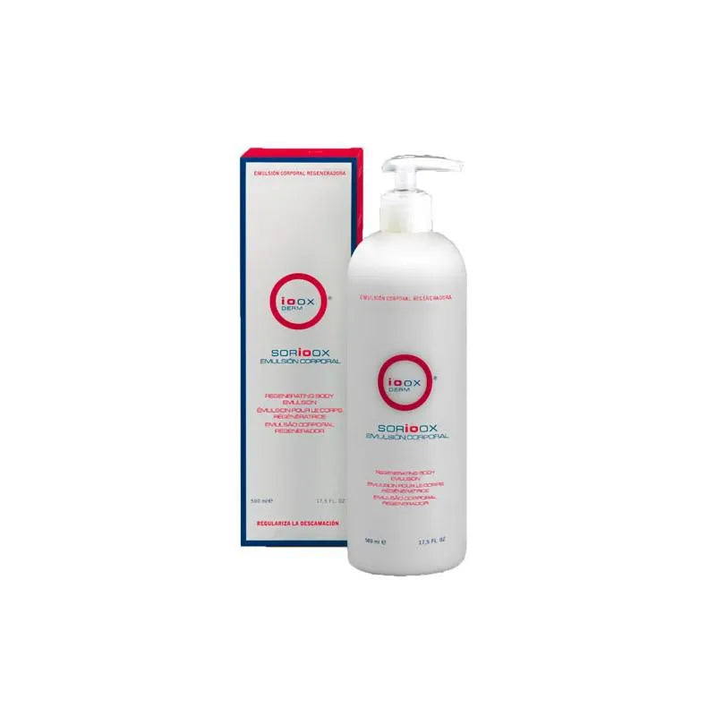 IOOX Sorioox Emulsión Corporal Regeneradora Pieles Sensibles, 500 ml