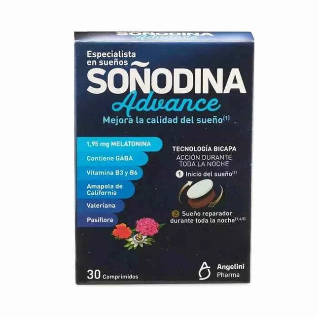 Angelini Soñodina Advanced Melatonin 1.95mg, 30 tablets
