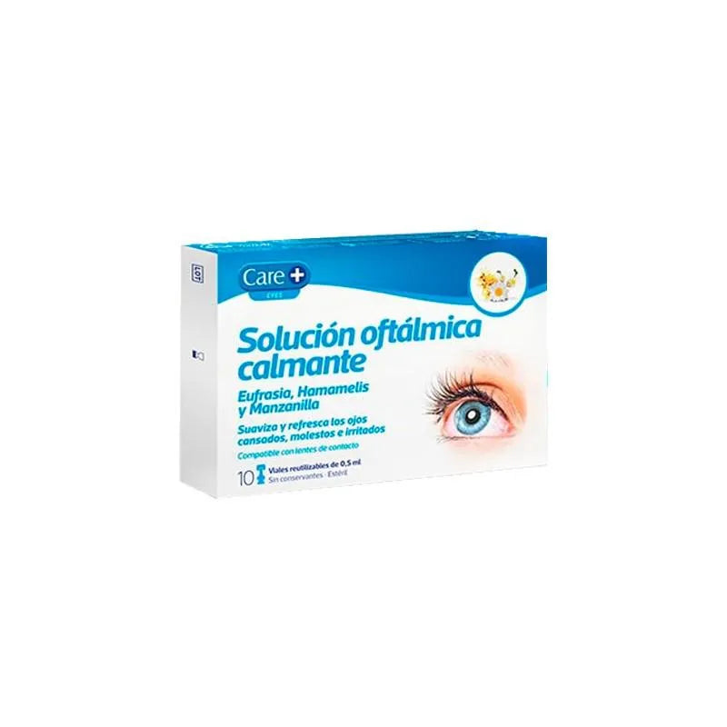CARE+ Solución Oftalmológica Calmante 10 Viales De, 0,5 ml