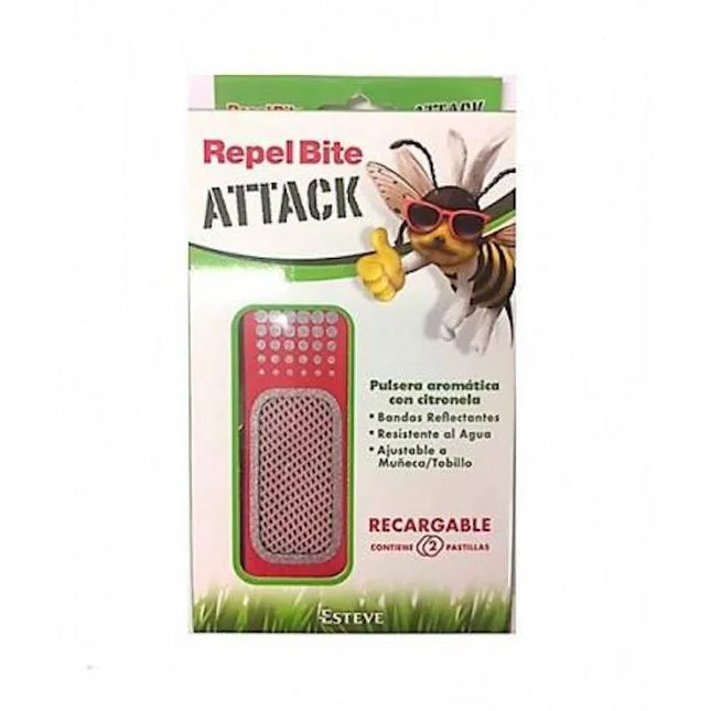 Repel BITE Attack 1 Citronella Bracelet 2 Rechargeable
