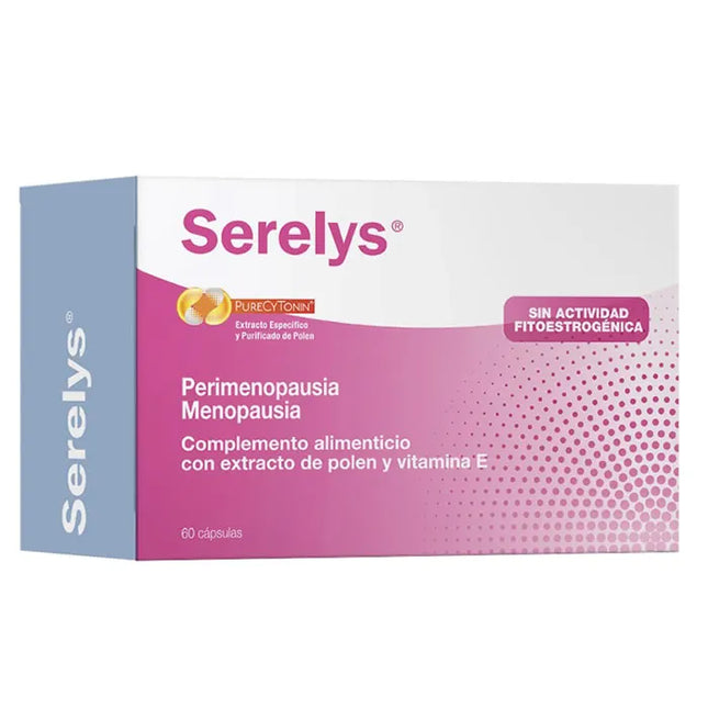 Serelys Perimenopausia Menopause Food Supplement, 60 capsules