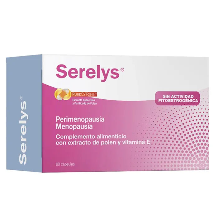 Serelys Perimenopausia Menopause Food Supplement, 60 capsules
