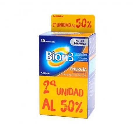 Merck Pack Bion 3 Senior Suplemento Vitaminico 30 Comprimidos X 2 Units Merck