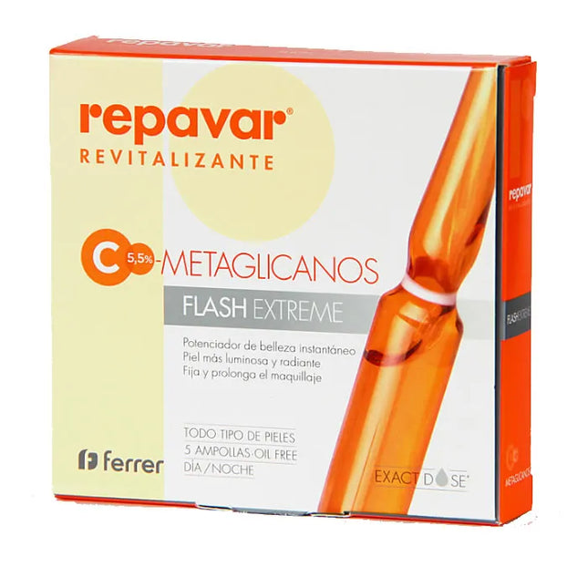 Repavar Revitalize Flash Extreme 5 Vial Unisex