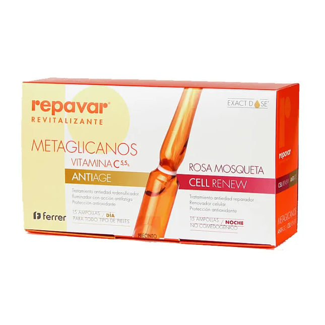 Repavar Revitalize Antiage + Cell Renew 30 Vial Unisex
