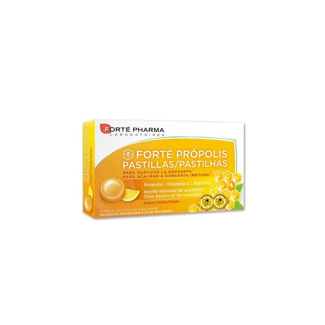 FORTÉ Pharma Própolis Miel Sabor Limón 24 Pastillas