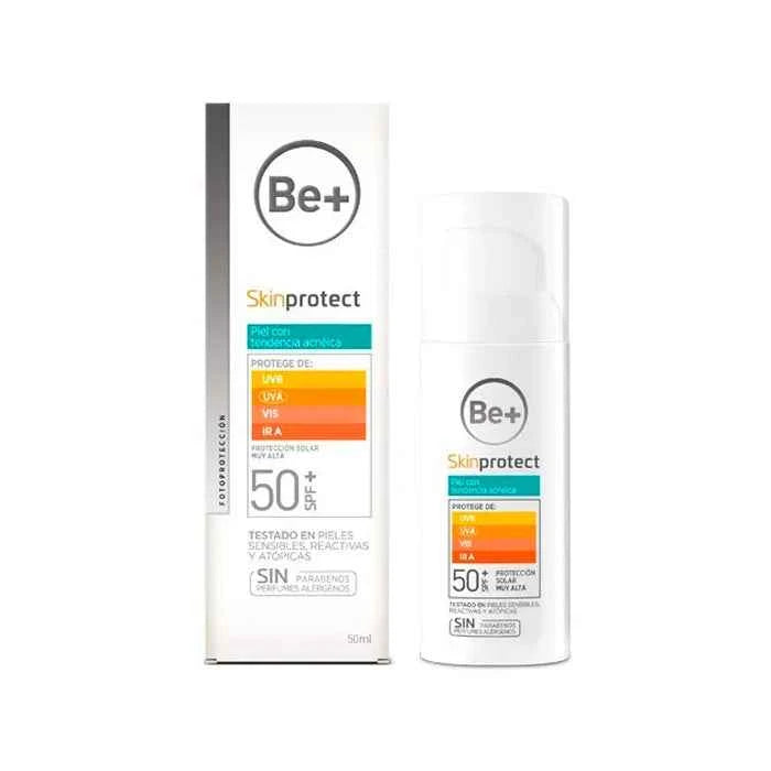 BE+ Skinprotect Acneic Skin Spf50, 50 ml