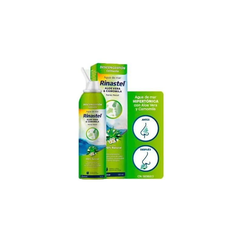 Almirall Rinastel Aloe Vera and Chamomile Nasal – Spray, 125 ml